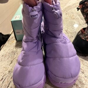 So danca small lavender dance cloud booties
